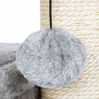 29" Cat Tree Tower for Indoor Cats Cat Condo with Sisal Scratching Posts, Plush Perch, Cat Bed Furniture, Beige